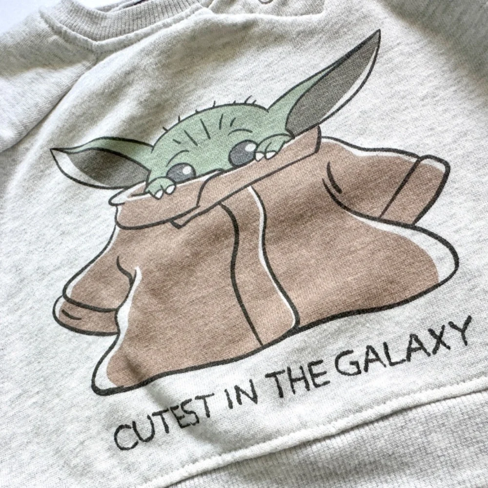 Baby Boy Grogu Matching Set Star Wars Two Piece Size 12M